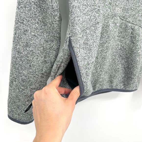 Lululemon Kids Ivivva Gray Quarter Zip Sweater Size 12 - Picture 5 of 6